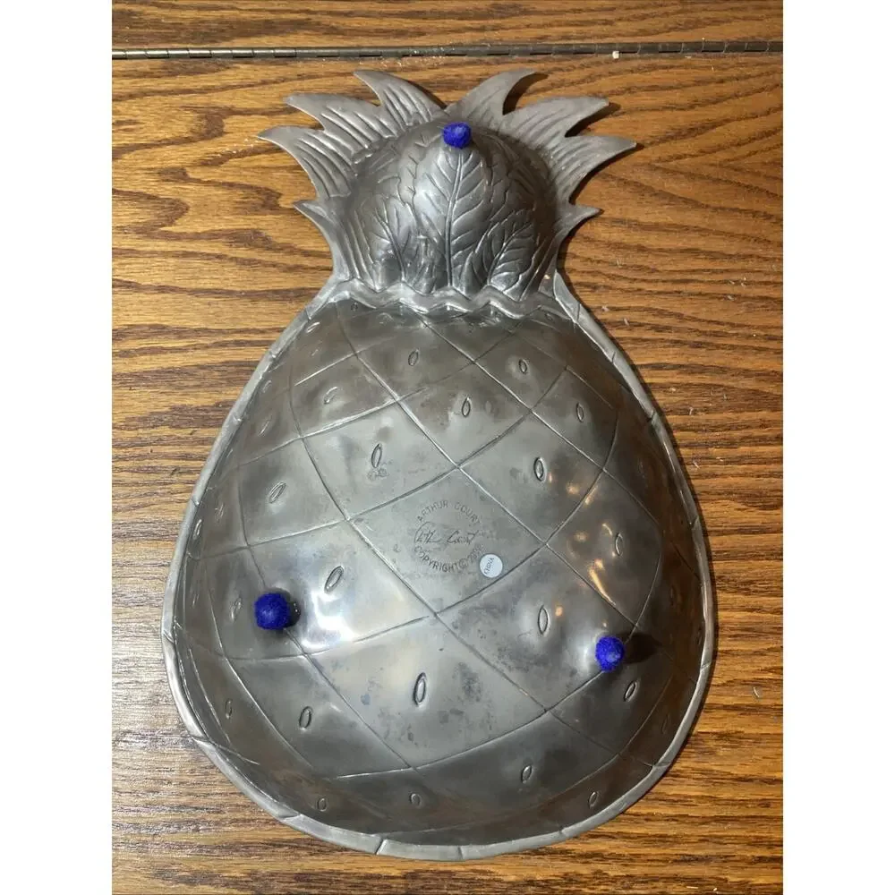 ARTHUR COURT Pineapple Chip & Dip Tray 2003, Signed